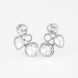 Super Superstar Earrings - White